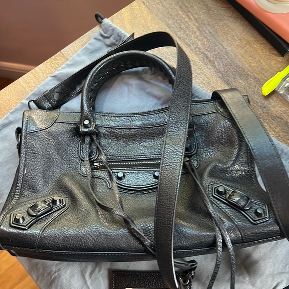 Balenciaga Handbags - AUTHENTIC Balenciaga All black Mayte classic City Bag